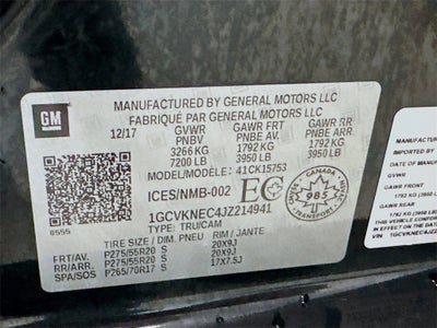 2018 Chevrolet Silverado 1500 Work Truck