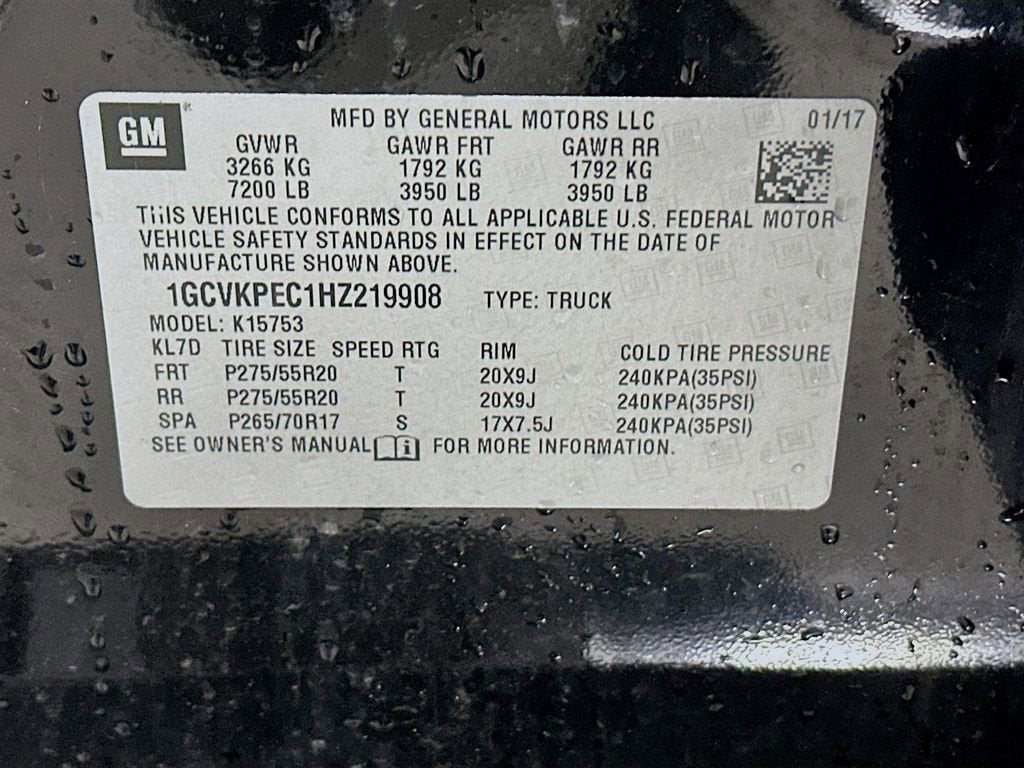 2017 Chevrolet Silverado 1500 Custom