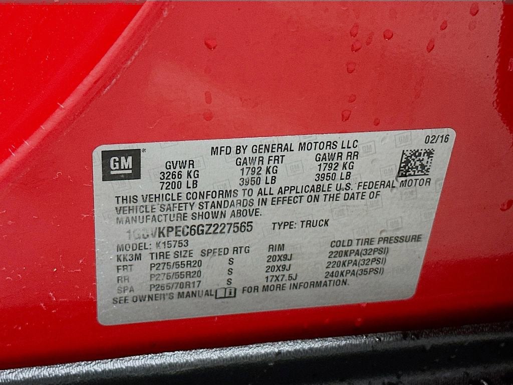 2016 Chevrolet Silverado 1500 Custom