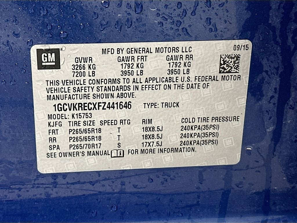 2015 Chevrolet Silverado 1500 LT