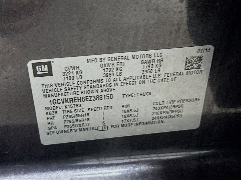 2014 Chevrolet Silverado 1500 LT