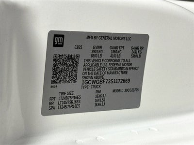 2025 Chevrolet Express Cargo 2500 WT