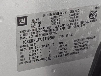 2018 GMC Acadia SLE