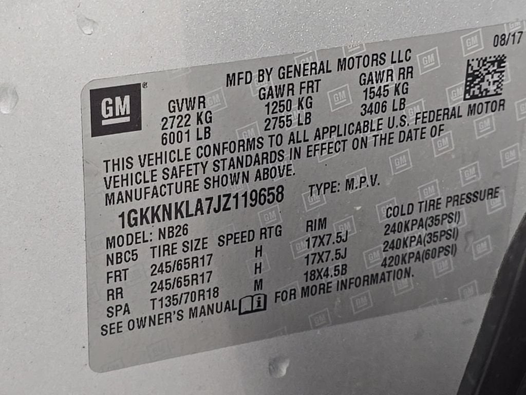 2018 GMC Acadia SLE