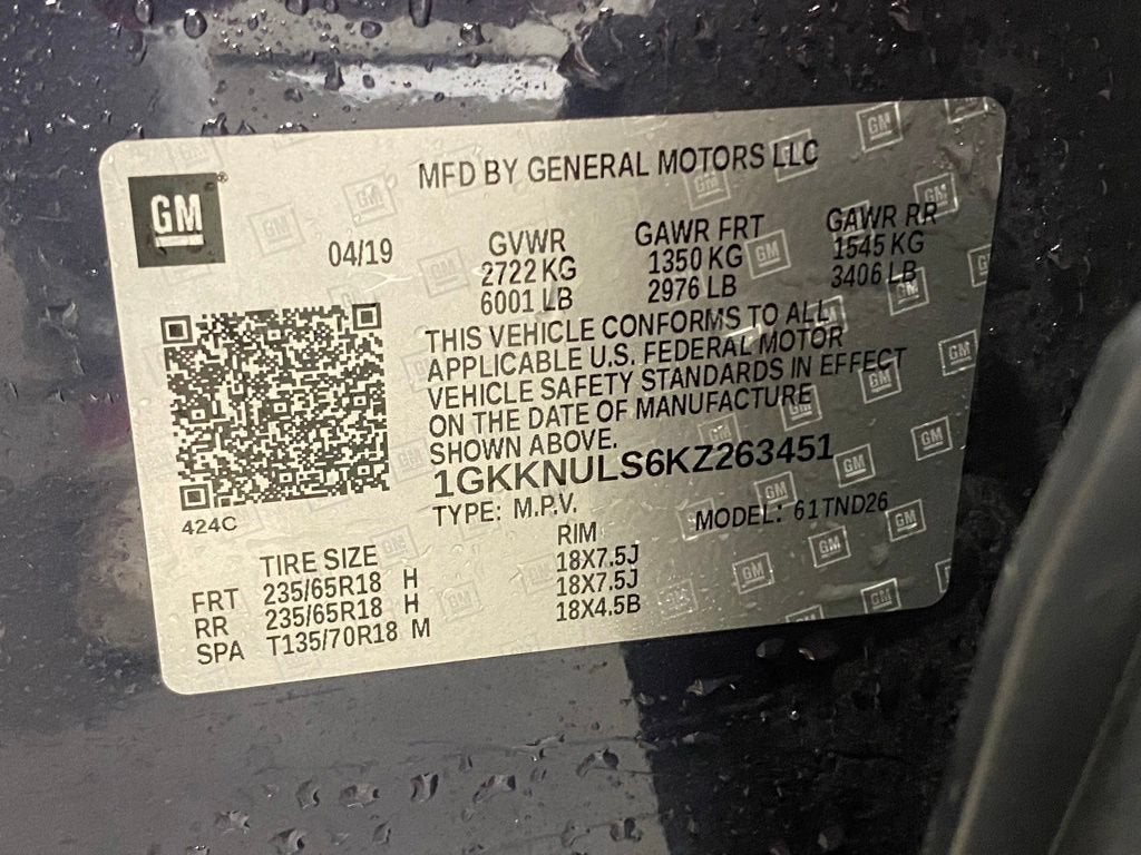 2019 GMC Acadia SLT