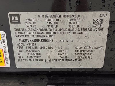 2017 GMC Acadia Limited Limited