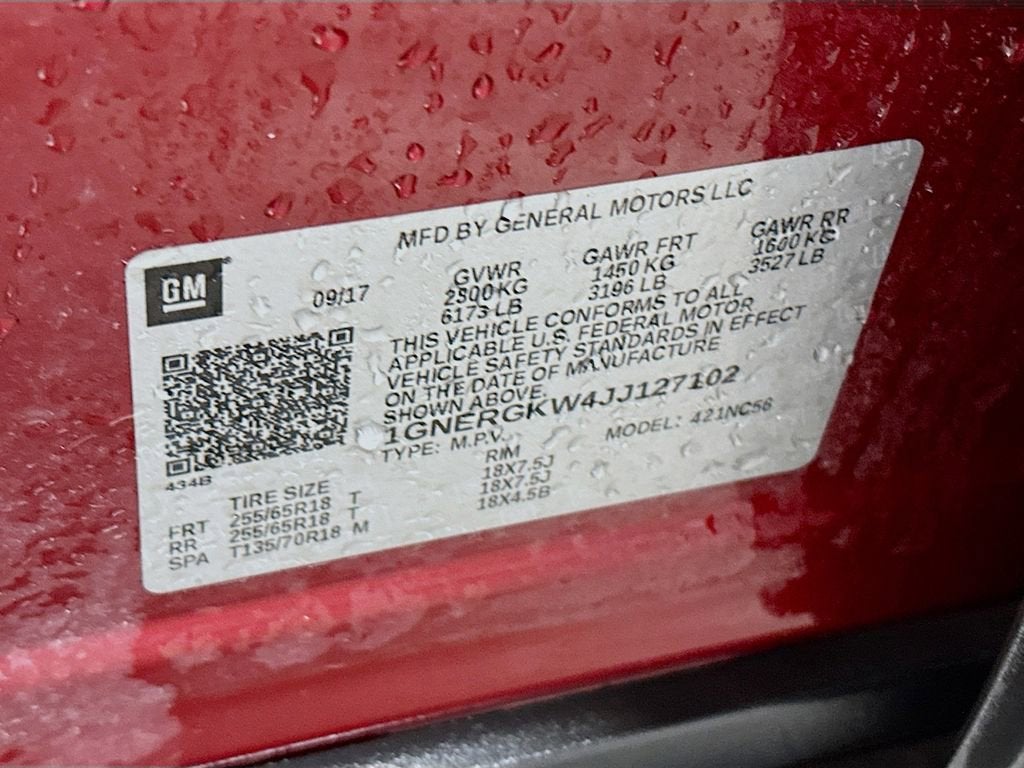 2018 Chevrolet Traverse LT Cloth