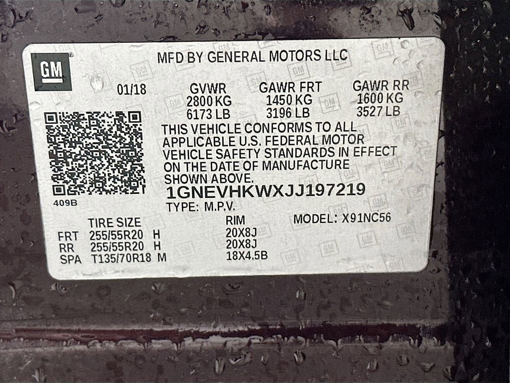 2018 Chevrolet Traverse LT Leather