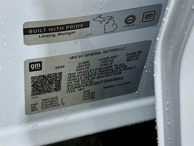 2026 Chevrolet Traverse High Country