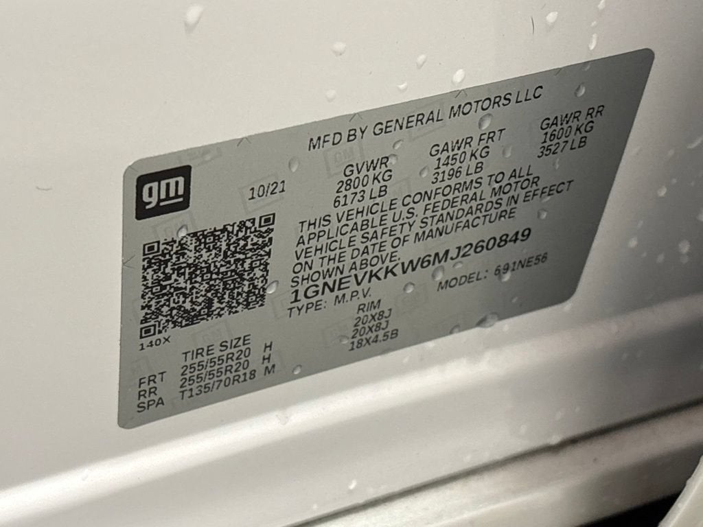 2021 Chevrolet Traverse Premier
