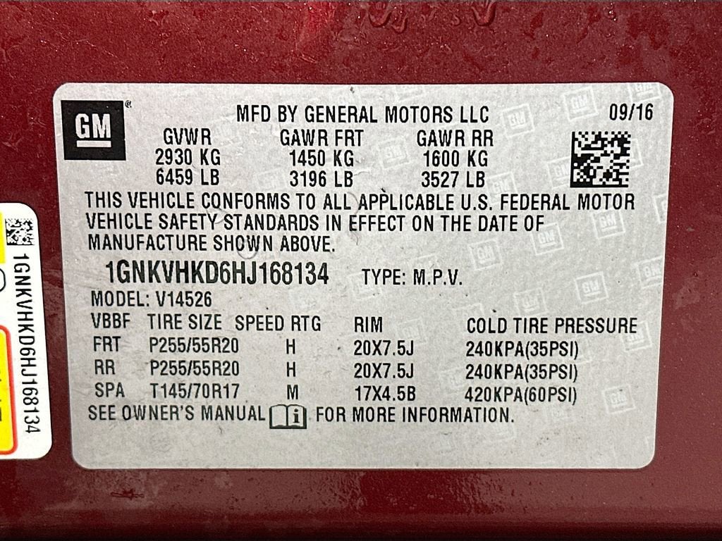 2017 Chevrolet Traverse LT