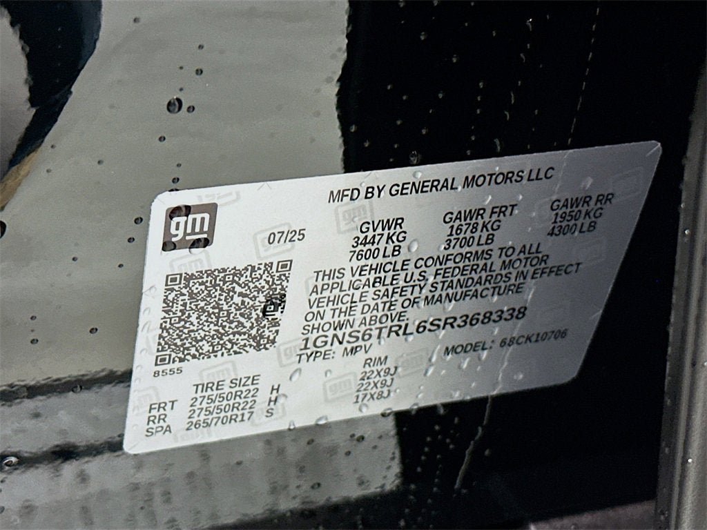 2025 Chevrolet Tahoe High Country