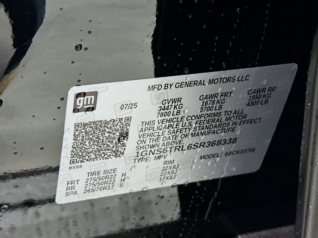 2025 Chevrolet Tahoe High Country