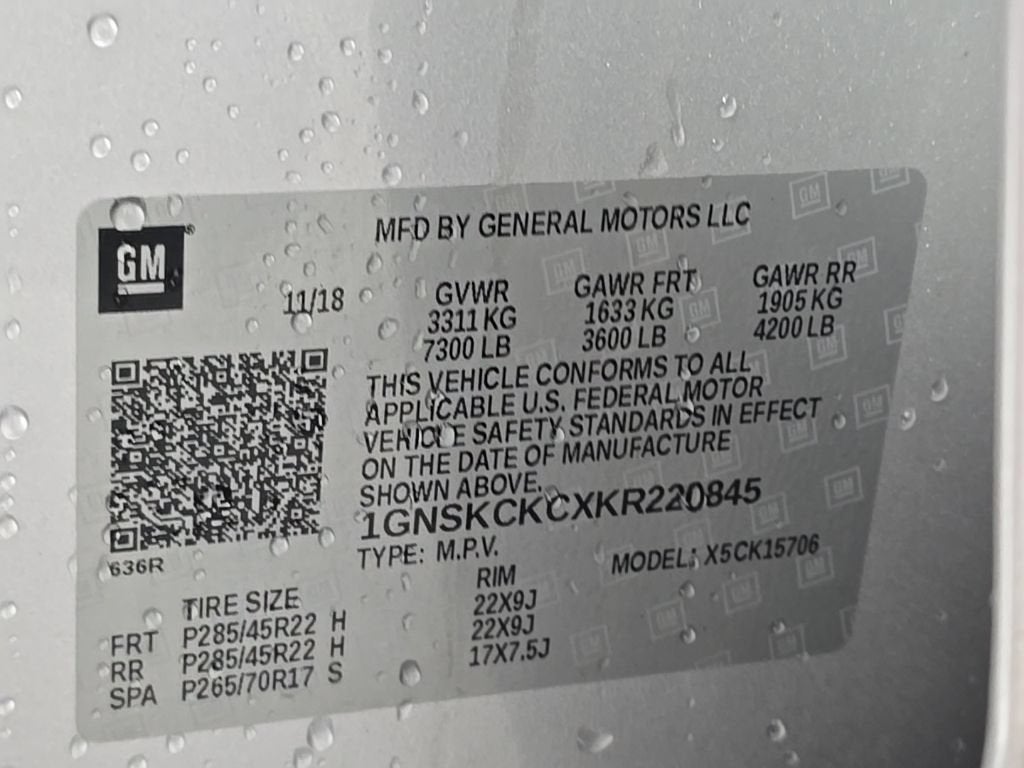 2019 Chevrolet Tahoe Premier