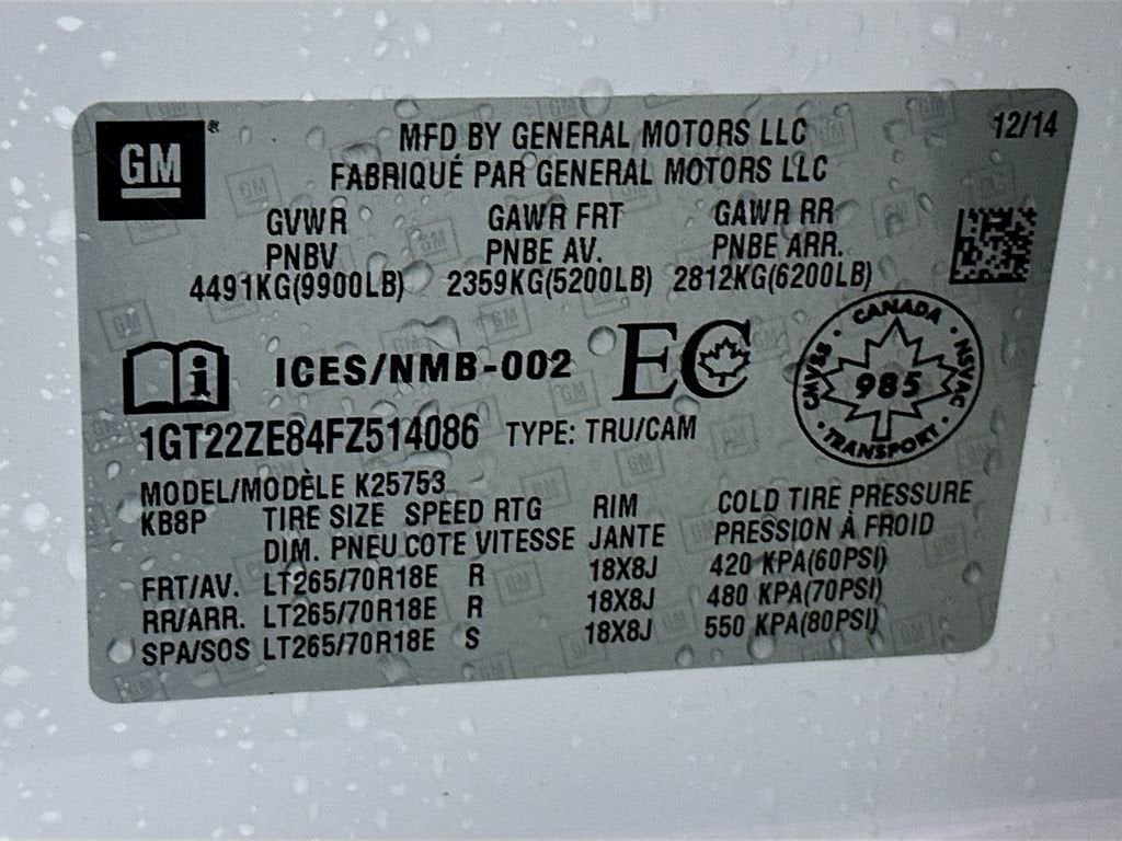 2015 GMC Sierra 2500 HD SLT