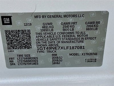 2020 GMC Sierra 2500 HD SLT