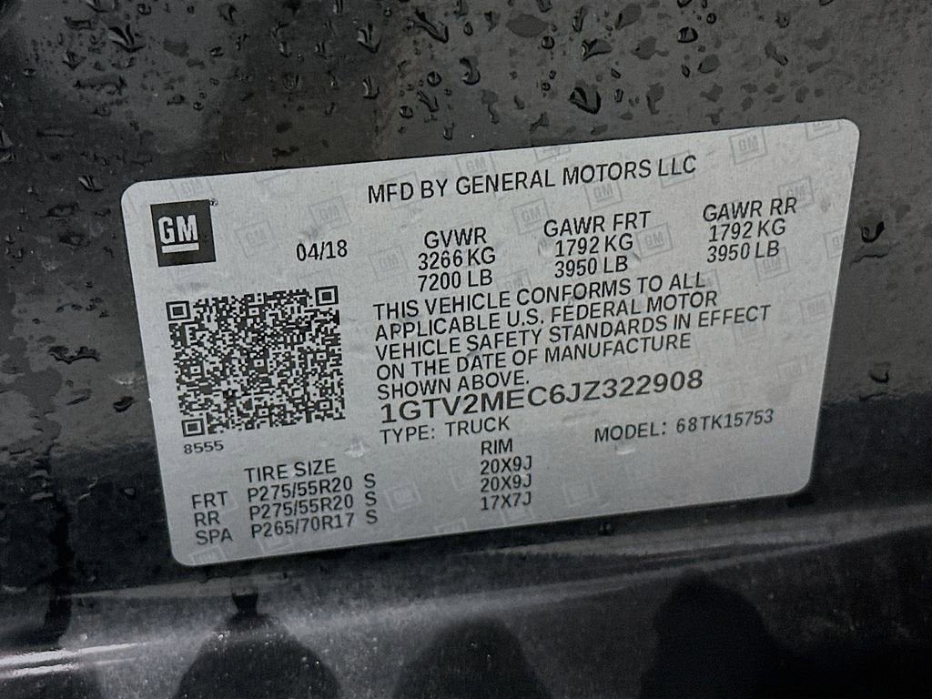 2018 GMC Sierra 1500 SLE