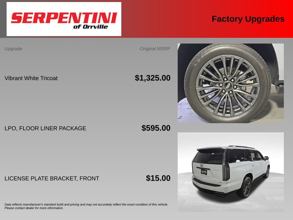 2026 Cadillac Escalade Platinum Sport