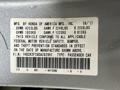 2013 Honda Accord Sdn LX