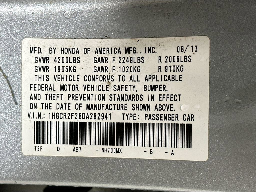 2013 Honda Accord Sdn LX