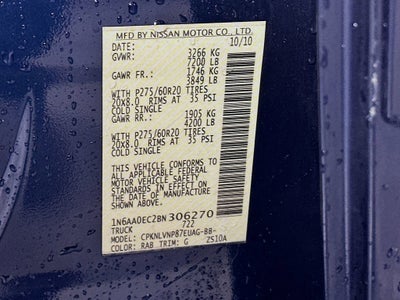 2011 Nissan Titan SL