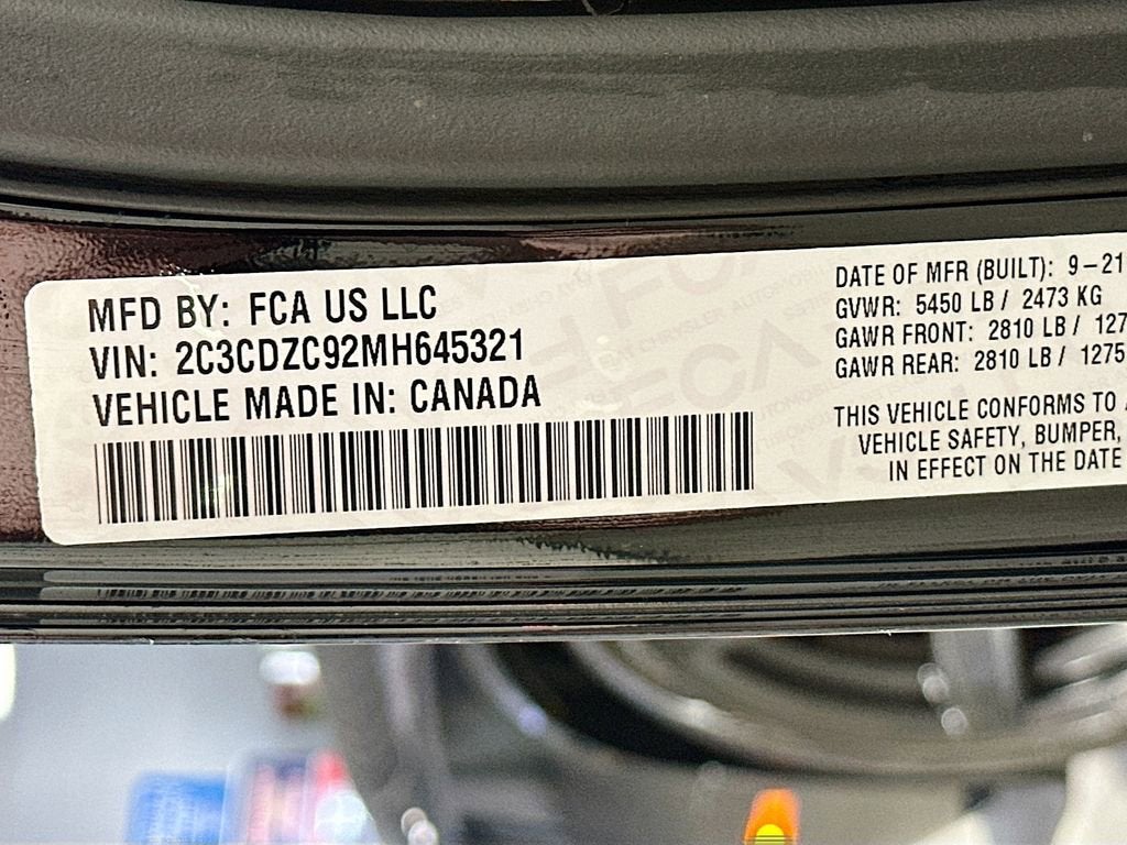 2021 Dodge Challenger SRT Hellcat