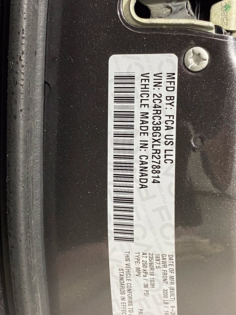 2020 Chrysler Pacifica AWD Launch Edition