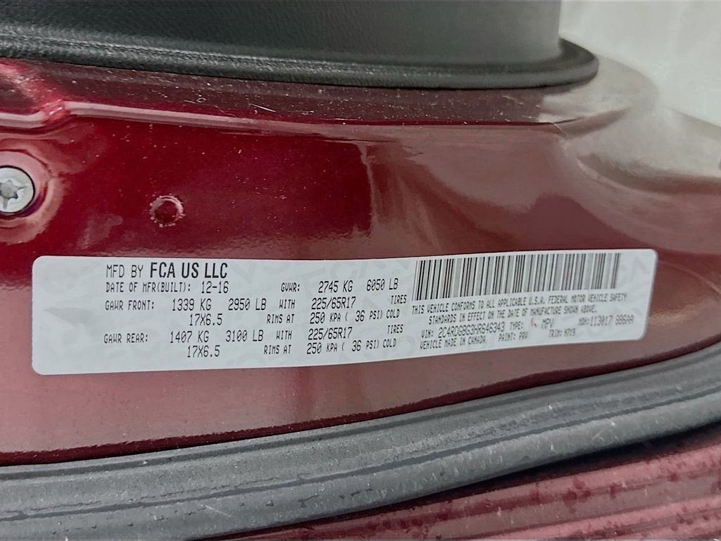 2017 Dodge Grand Caravan SE Plus