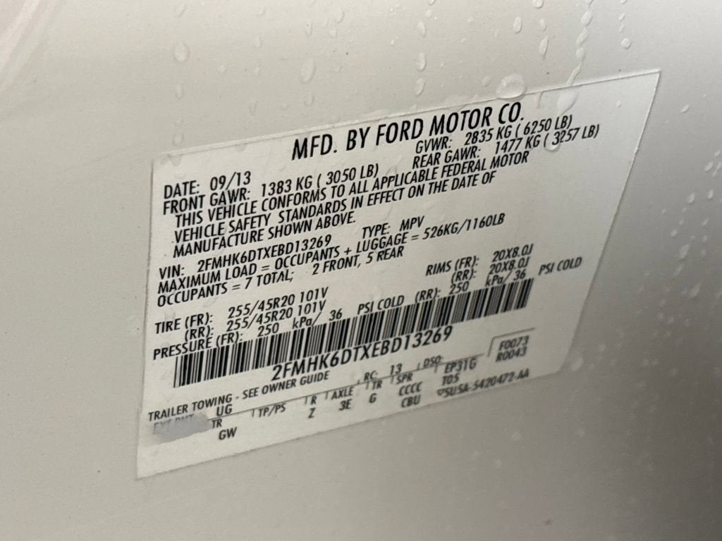 2014 Ford Flex Limited w/EcoBoost