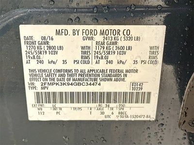 2016 Ford Edge Titanium