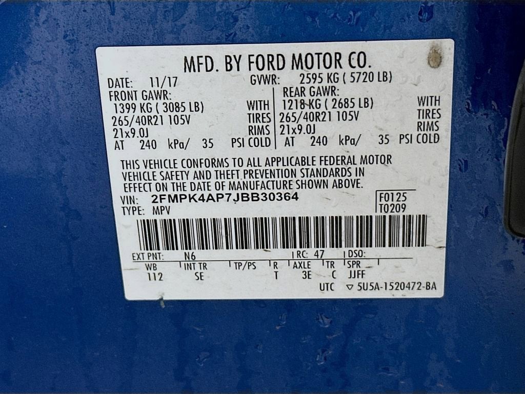 2018 Ford Edge Sport