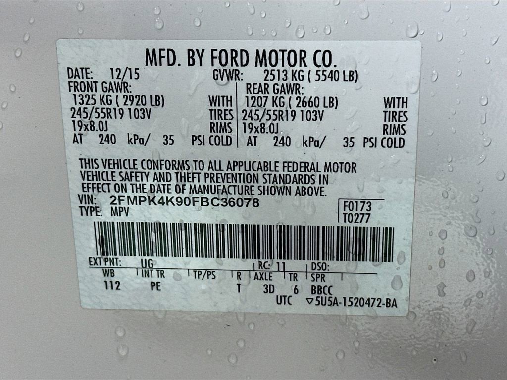 2015 Ford Edge Titanium