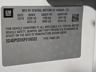 2015 Buick Regal Premium I