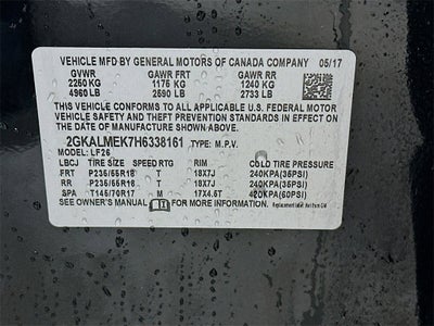 2017 GMC Terrain SLE