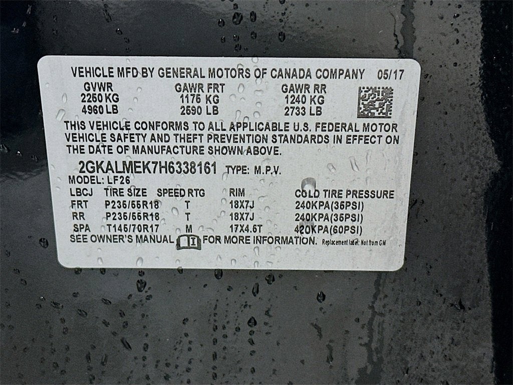 2017 GMC Terrain SLE