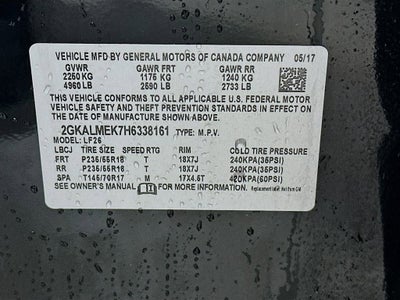 2017 GMC Terrain SLE