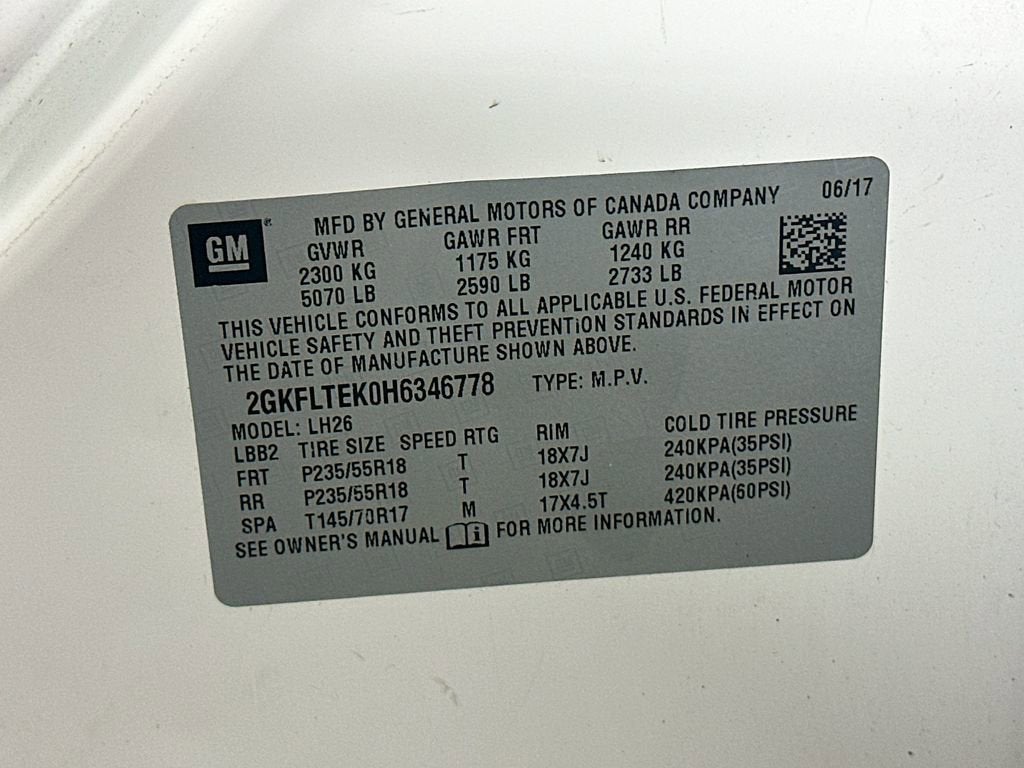 2017 GMC Terrain SLE