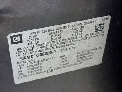 2016 Chevrolet Equinox LT