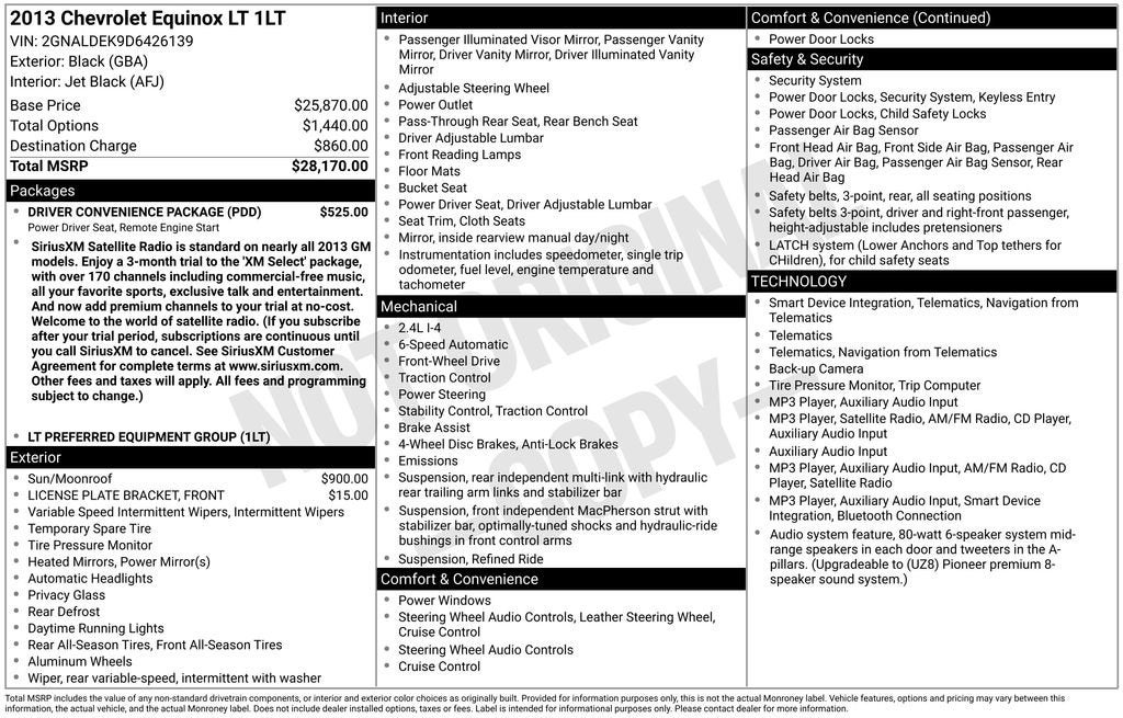 2013 Chevrolet Equinox LT
