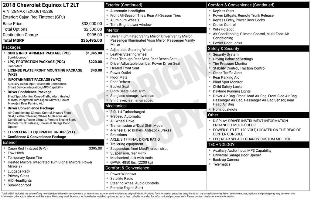 2018 Chevrolet Equinox LT