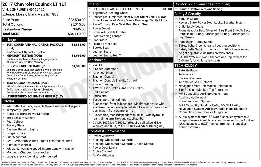 2017 Chevrolet Equinox LT