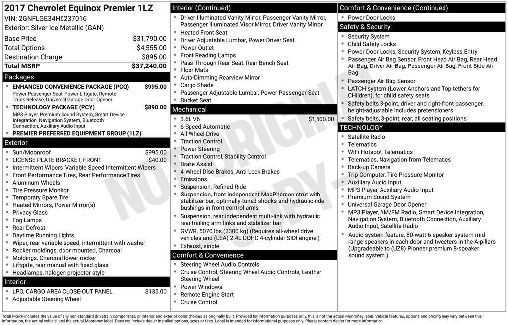 2017 Chevrolet Equinox Premier