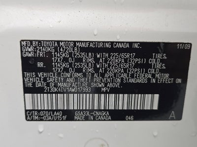 2010 Toyota RAV4 Ltd