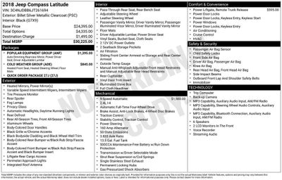 2018 Jeep Compass Latitude