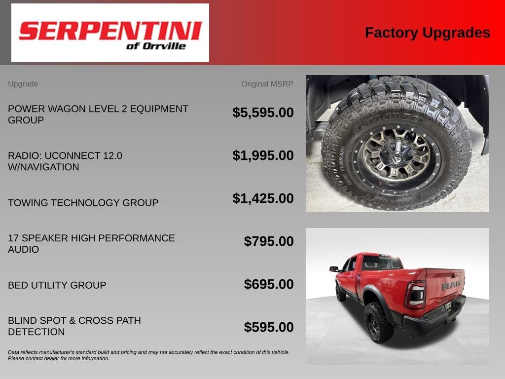2019 RAM 2500 Power Wagon Crew Cab 4x4 6'4" Box