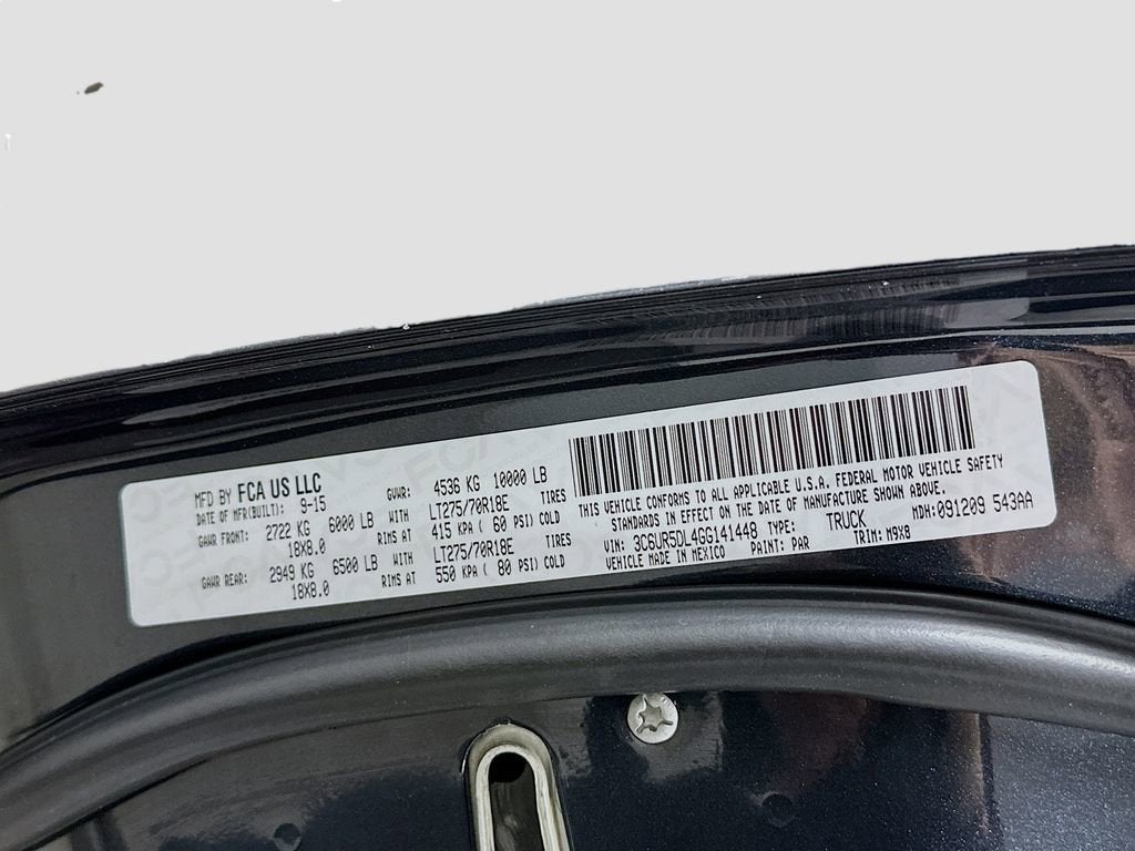 2016 RAM 2500 Big Horn