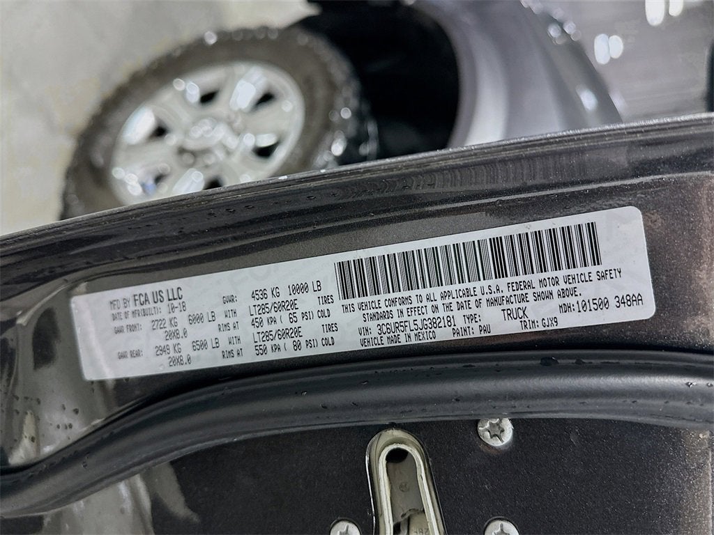 2018 RAM 2500 Laramie