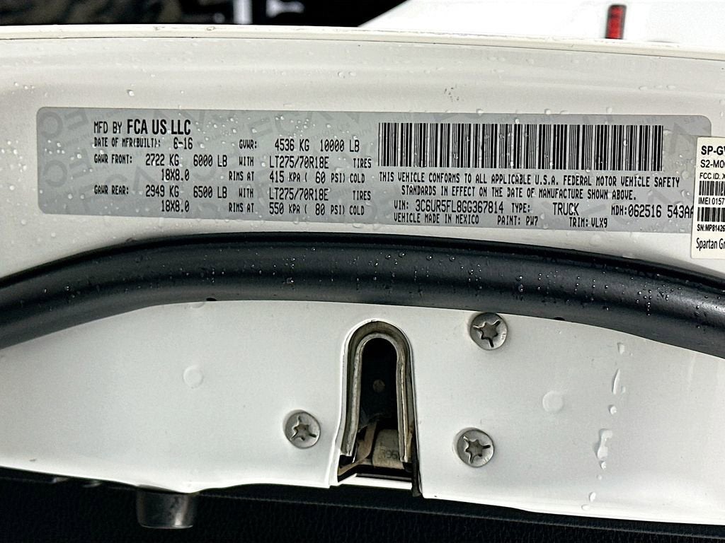 2016 RAM 2500 Laramie