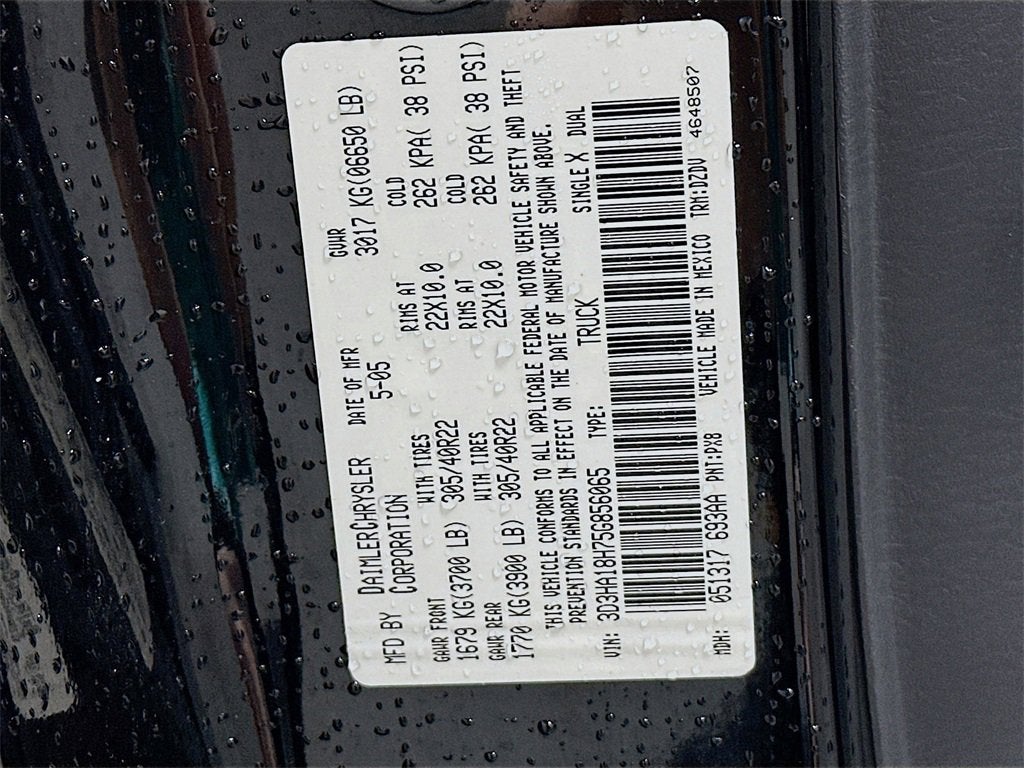 2005 Dodge Ram SRT-10 Base