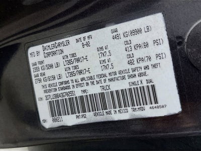 2003 Dodge Ram 3500 ST